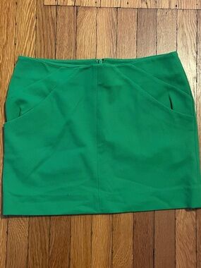 Diane Von Furstenberg Emerald Green Mini Skirt